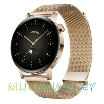 Смарт-часы Huawei Watch GT 3 Elegant 42 мм (с миланским ремешком)